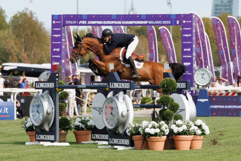 Britain remains in touch at the FEI Jumping European Championships